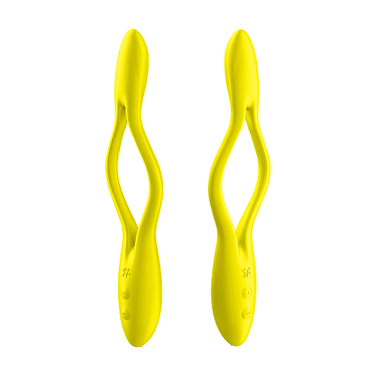 Многофункциональный вибратор Elastic Game, желтый