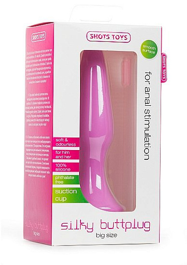 Анальный стимулятор с расширением книзу, розовый