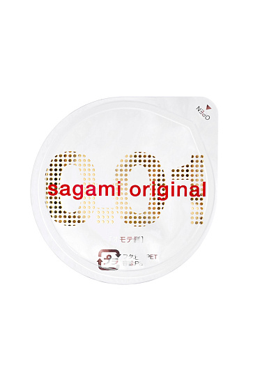 Сверхтонкие презервативы Sagami №5, толщина 0,01 мм, упаковка 10 шт