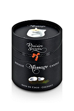Massage Candle Coconut свеча с массажным маслом Кокос, 80 мл