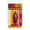 Большая анальная пробка из красного пластизоля Red Boy Large