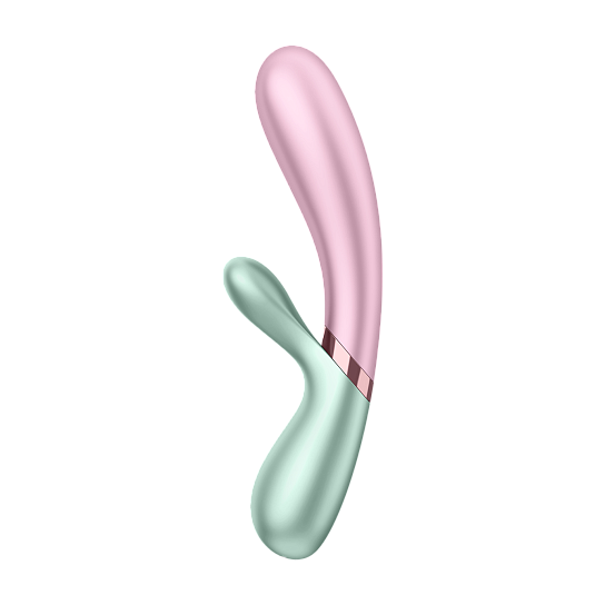 Вибратор-кролик с подогревом Satisfyer Hot Lover, зеленый