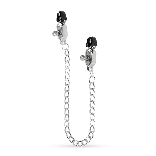 Зажимы для сосков Easytoys Big Nipple Clamps With Chain