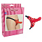 Женский страпон с трусиками 12.2 см, красный