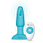 Анальный плаг премиум-качества B-Vibe Rimming Plug Teal, голубой