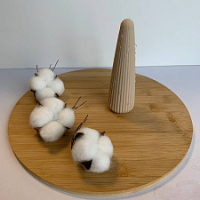 Мини-вибратор пирамидка Magic Vibe, бежевый