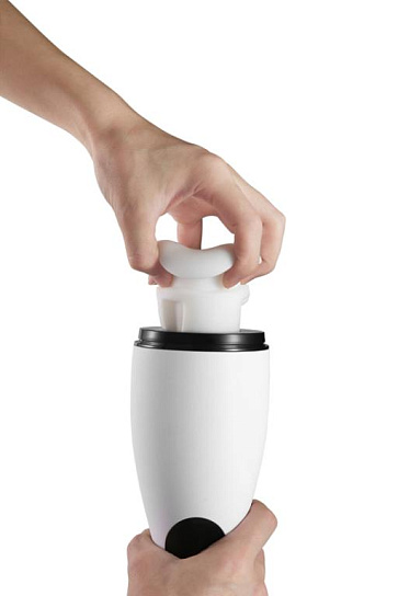 Мастурбатор Amovibe Good Night с всасыванием, белый