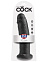 Фаллоимитатор-гигант на присоске King Cock 10 Cock, 23 см, черный