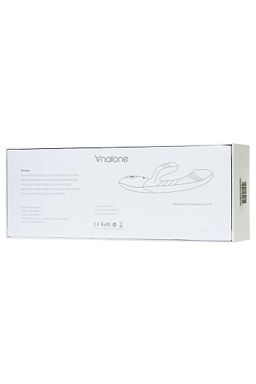 Вибратор с клиторальным стимулятором Nalone Dancer, розовый