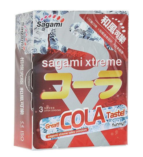 Презервативы Sagami Xtreme Cola №3, ультратонкие