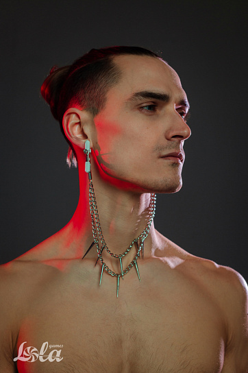 Зажимы для сосков Spiky на цепочке