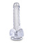 Прозрачный фаллоимитатор с мошонкой King Cock Clear 6 Cock 12,7 см Прозрачный фаллоимитатор с мошонкой King Cock Clear 6 Cock 12,7 см