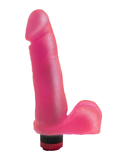 Вибромассажер LoveToy с реалистичной головкой пениса, 16 см