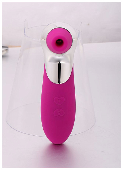 Вибростимулятор PRO-X5 с функцией вакуумной стимуляции, фиолетовый