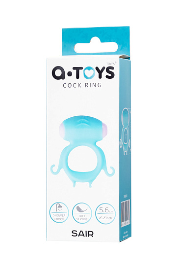 Эрекционное кольцо с вибрацией A-Toys by Toyfa Sair