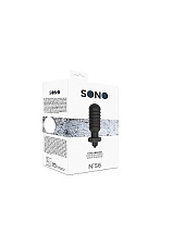 Анальный вибростимулятор Sono 56 из силикона, 10 режимов