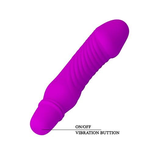 Мини вибратор с выделенной головкой PrettyLove Justin