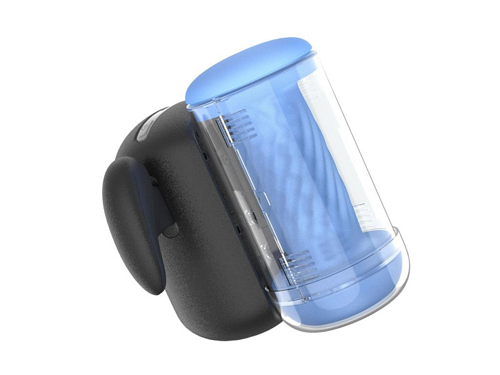 Мастурбатор Amovibe Black Knight с имитацией фрикций