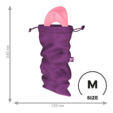 Мешочек для хранения вибромассажера Satisfyer Treasure Bag M, фиолетовый