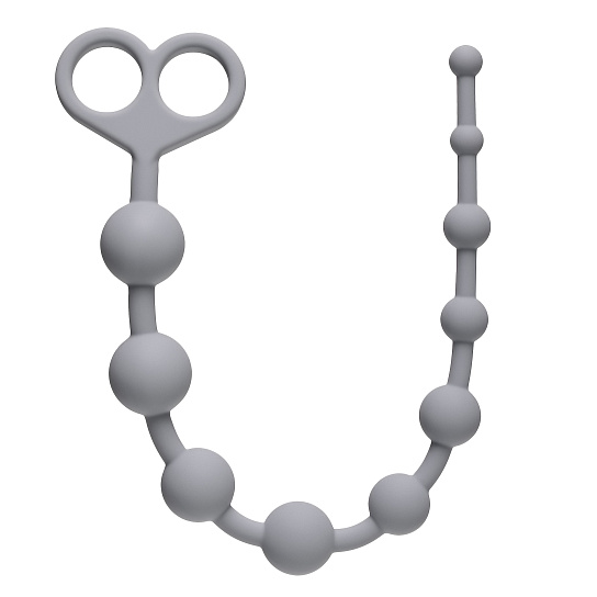 Анальные бусы Lola Toys Orgasm Beads, серые