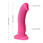 POP DILDO с распылительной функцией, 18 см, розовый