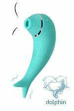 Вакуумно-волновой стимулятор клитора и вибратор Dolphin by ToyFa
