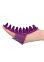 Фиолетовый массажер РУКАВИЧКА