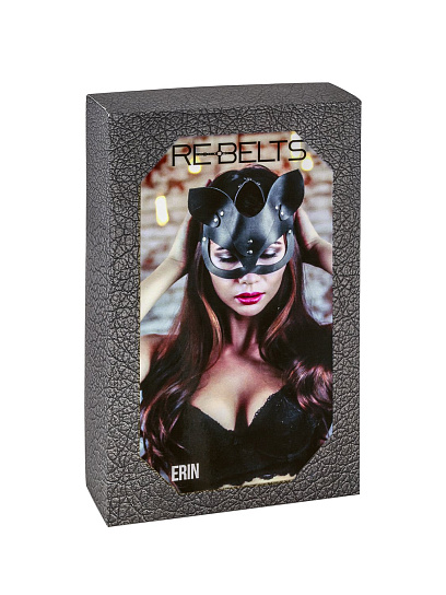 Маска Erin Black из натуральной кожи, цвет черный