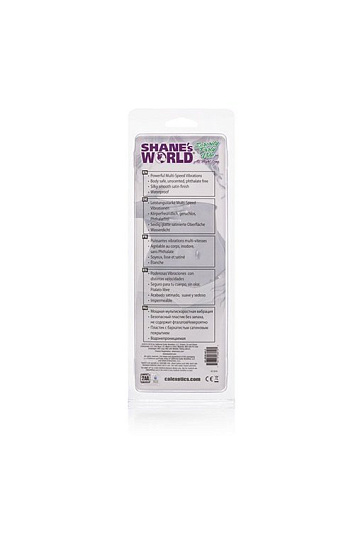 Классический вибратор Shanes World, фиолетовый