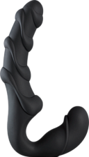Безремневой страпон SHARE XL, 10 см, черный