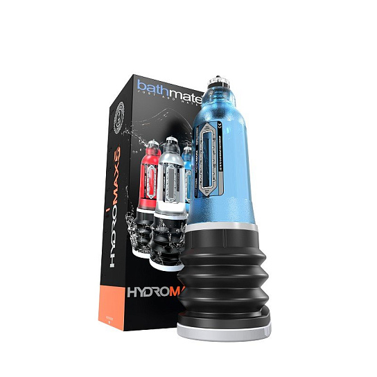 Гидропомпа для мужчин Hydromax-5, 8-12 см, синяя