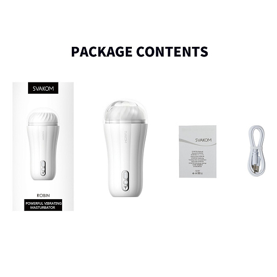 Мастурбатор с вибрацией Svakom Robin
