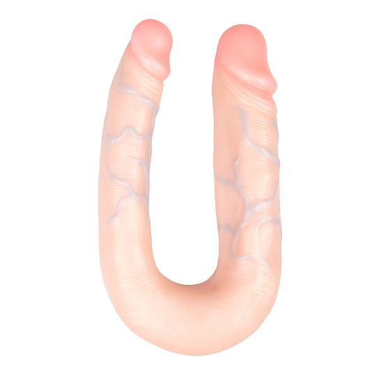 Двойной фаллоимитатор Easytoys Double Dong, 13 см