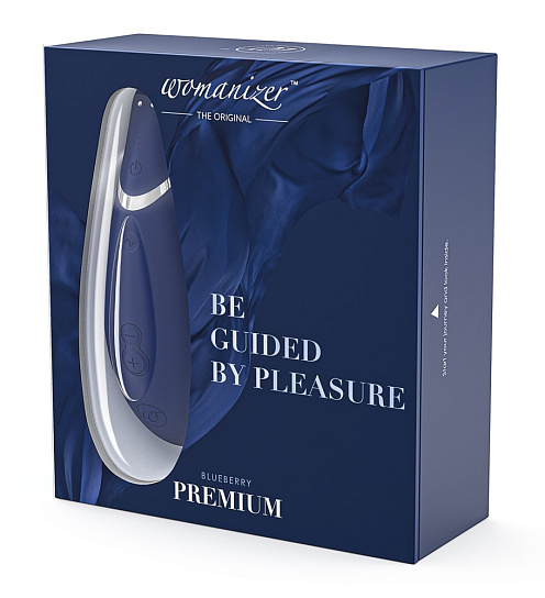 Стимулятор клитора Womanizer Premium, синий