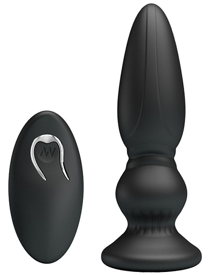 Рельефная пробка с вибрацией и пультом Baile Mr.Play