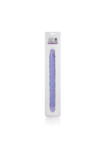 Дилдо Reflective Gel Veined Super Slim Dong Purple, фиолетовый