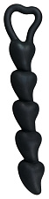 Анальная елочка в форме сердец Orion Black Velvets