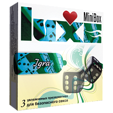 Текстурированные презервативы со смазкой Luxe Mini Box Игра №3