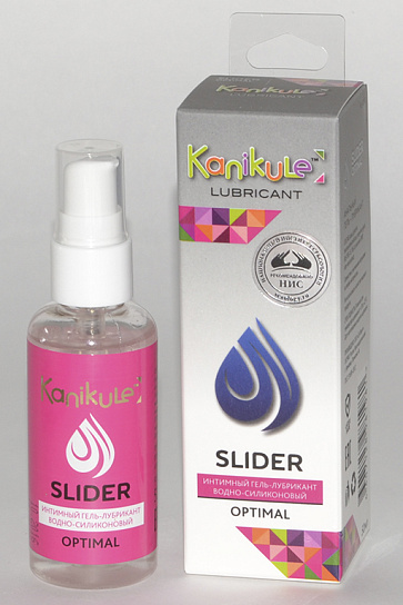 Водно-силиконовый гель для длительного скольжения Slider Optimal, 50 мл