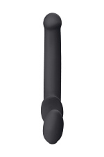 Продуманный безремневой страпон Strap-on-me 24.5 см, черный