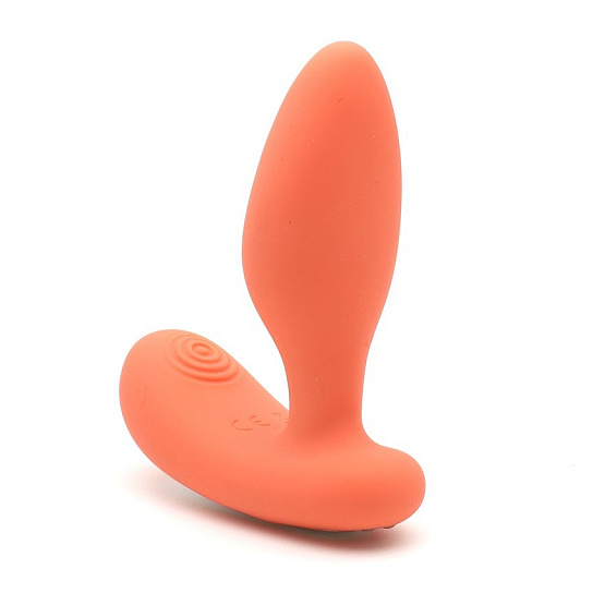 Массажер простаты с вибрацией и пультом KisToy Gordon, оранжевый