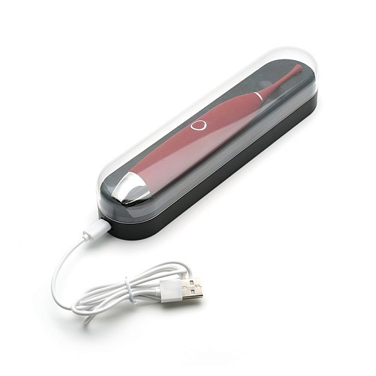 Вибратор для точечной стимуляции клитора KisToy C-King, красный