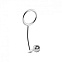 Эрекционное кольцо с анальной пробкой Sinner Metal Cock Ring With Anal Plug S
