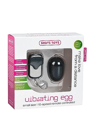 Виброяичко с дистанционным пультом управления, черное