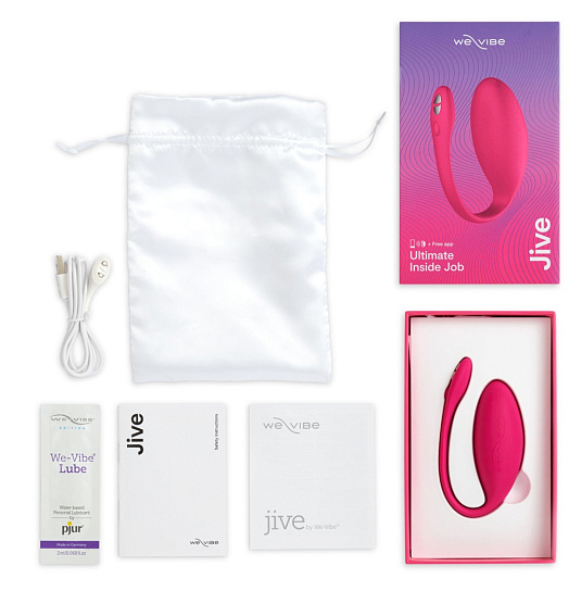 Вибратор We-Vibe Jive Smart с управлением со смартфона, розовый
