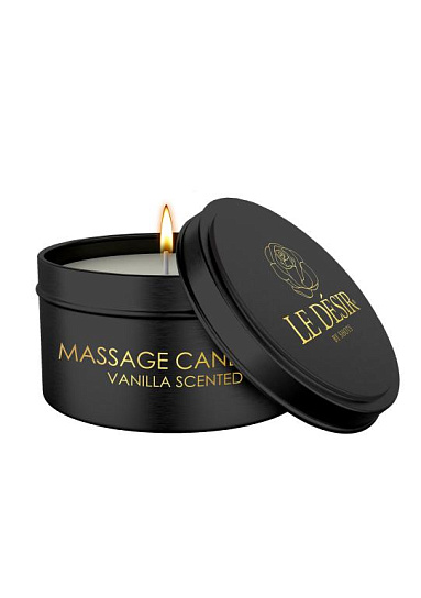 Массажная свеча Shots Media Massage Candle - Vanilla Scented, аромат ванили