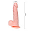 Вибромассажер-ротатор на присоске Perfect Pecker, 18 см