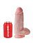 Фаллоимитатор реалистик утолщенный King Cock Chubby, 17 см, телесный