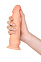 Вибратор телесного цвета на присоске ToyFa RealStick Elite, 20 см
