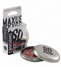 Супертонкие презервативы Maxus 003 №3 в металлическом кейсе 